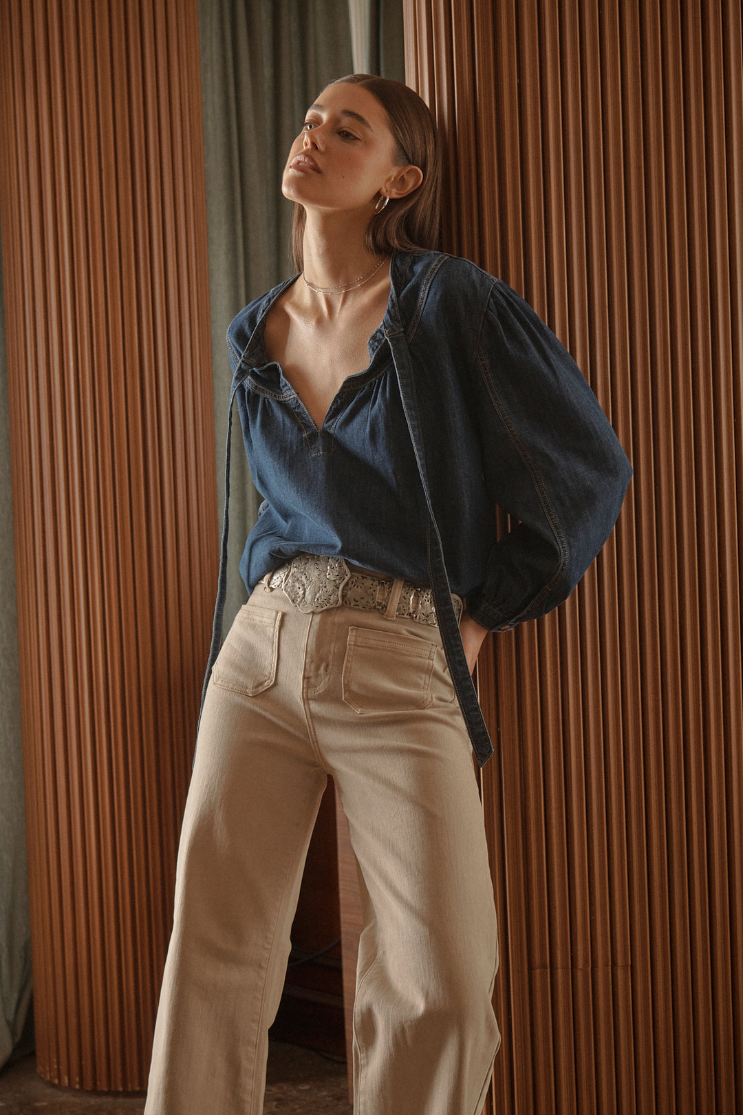 Kireina | Kelly Shirt | Palisade Blue - Dutch Hideout