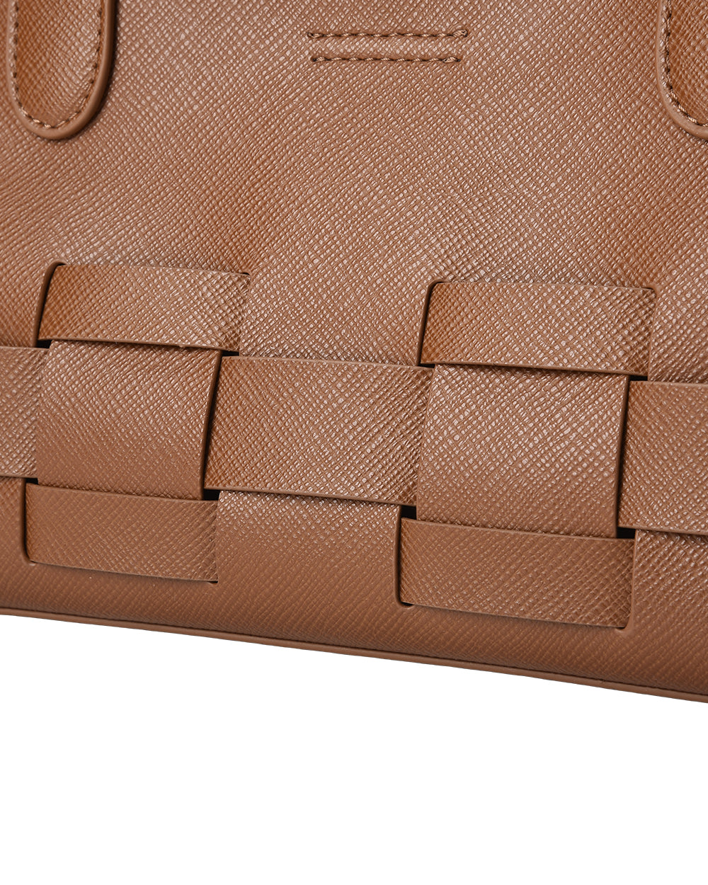 Elms + King | Kenley East-West Bag | Tan Saffiano - Dutch Hideout