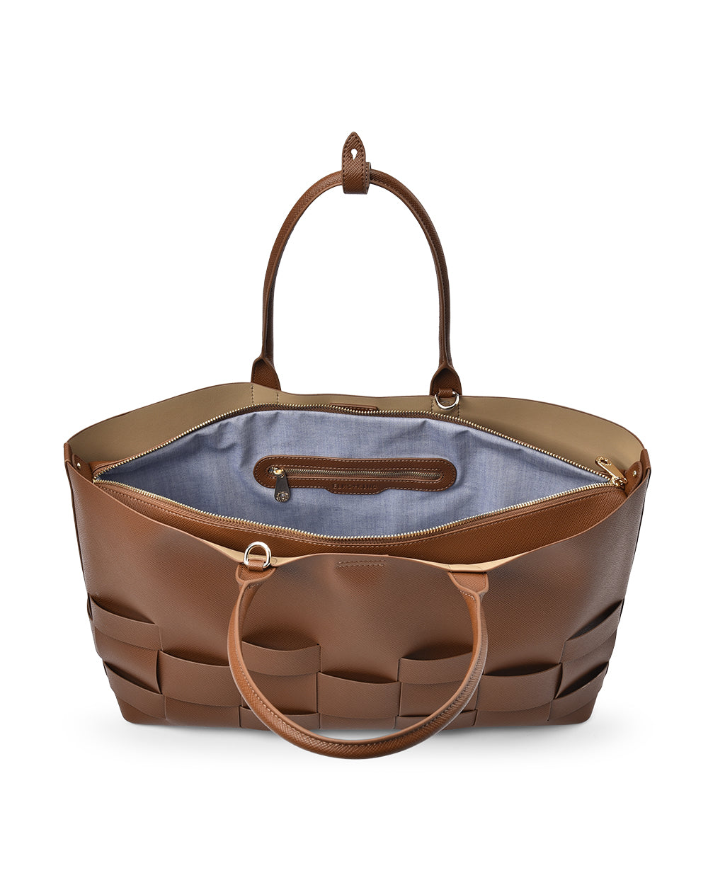 Elms + King | Kensington Tote | Tan Saffiano - Dutch Hideout