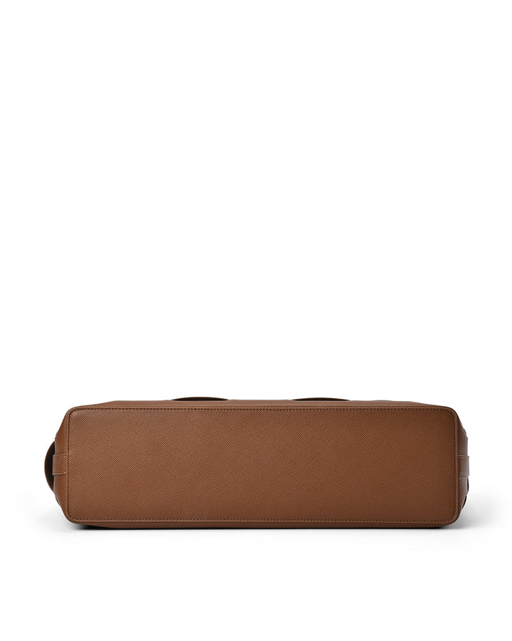 Elms + King | Kensington Tote | Tan Saffiano - Dutch Hideout