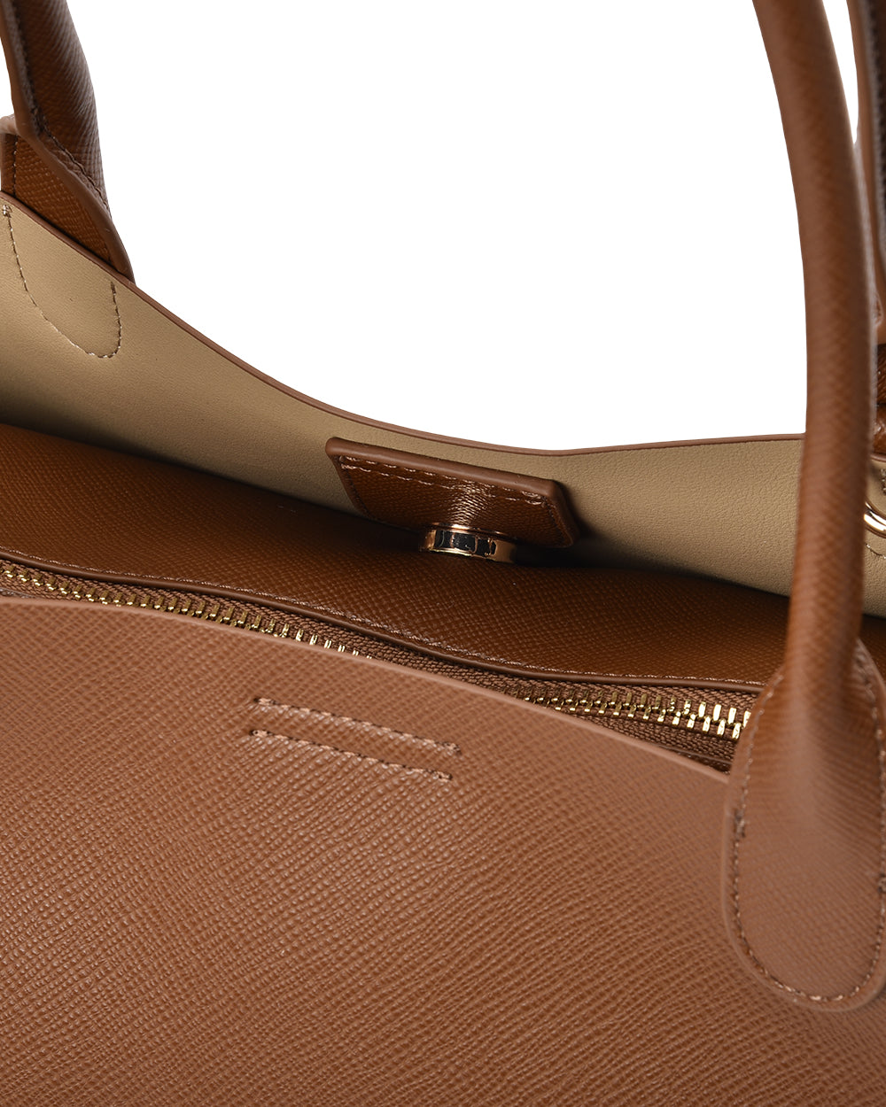 Elms + King | Kensington Tote | Tan Saffiano - Dutch Hideout