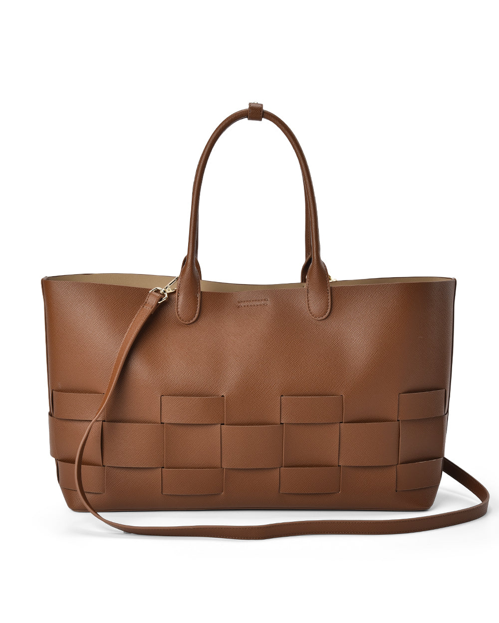 Elms + King | Kensington Tote | Tan Saffiano - Dutch Hideout