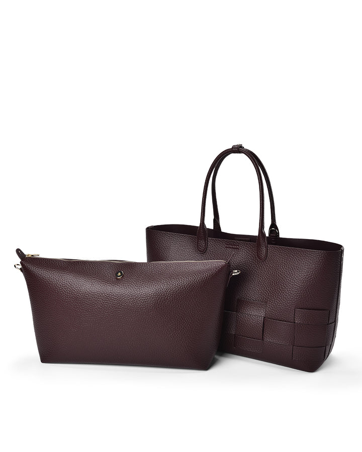 Elms + King | Kensington Tote | Wine - Dutch Hideout