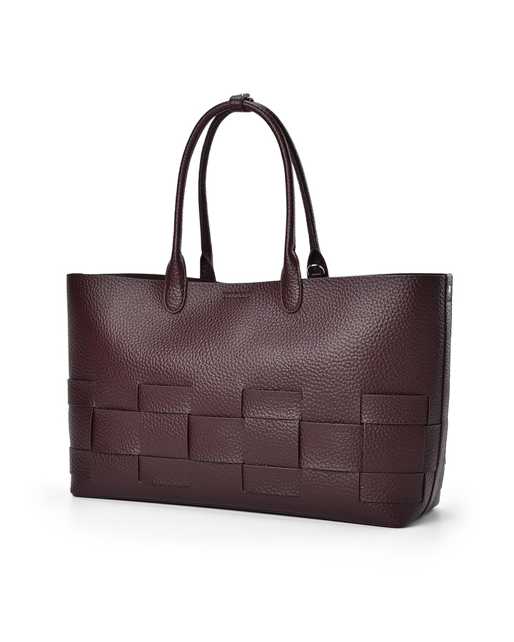 Elms + King | Kensington Tote | Wine - Dutch Hideout