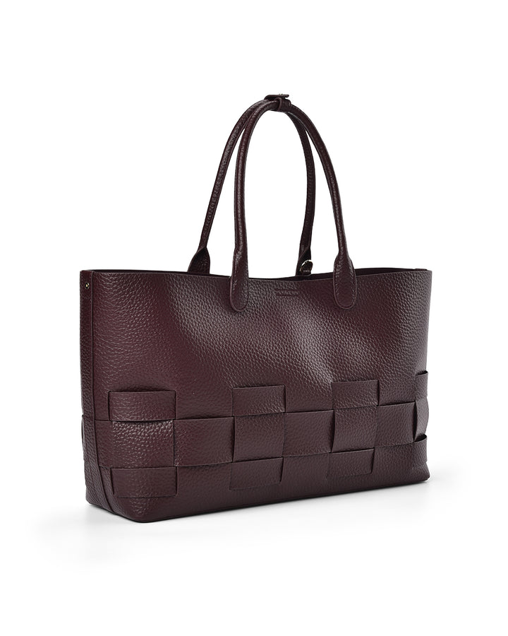 Elms + King | Kensington Tote | Wine - Dutch Hideout