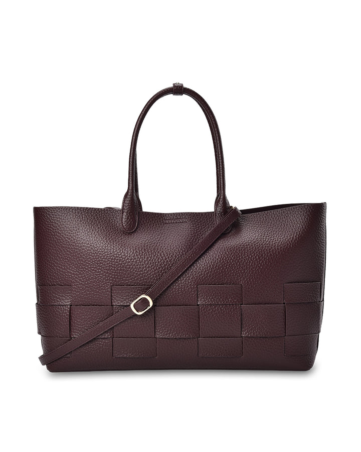 Elms + King | Kensington Tote | Wine - Dutch Hideout
