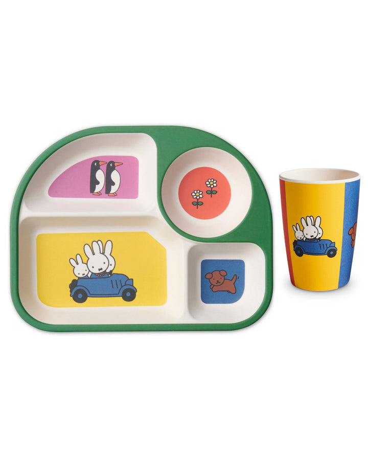 Kip & Co X Miffy | Miffy's Adventures Bento Tray & Cup Set