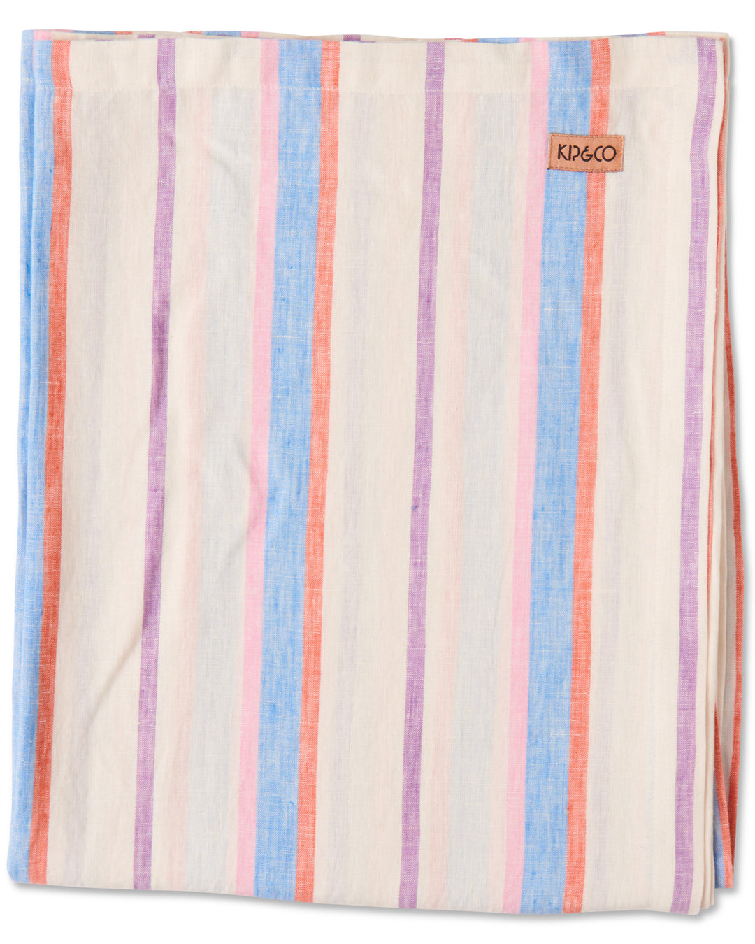 Kip & Co | Maldives Stripe Linen Tablecloth