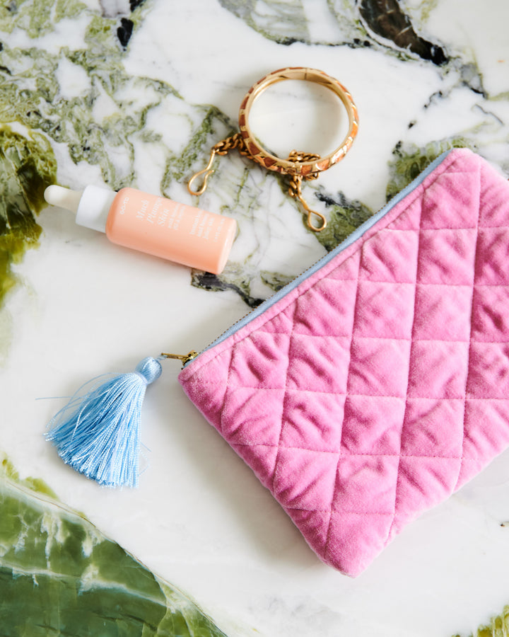 Kip & Co | Candy Crush Velvet Cosmetic Purse | One Size