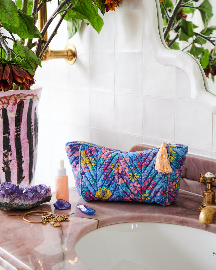 Kip & Co | Bunch of Fun Velvet Toiletry Bag | One Size