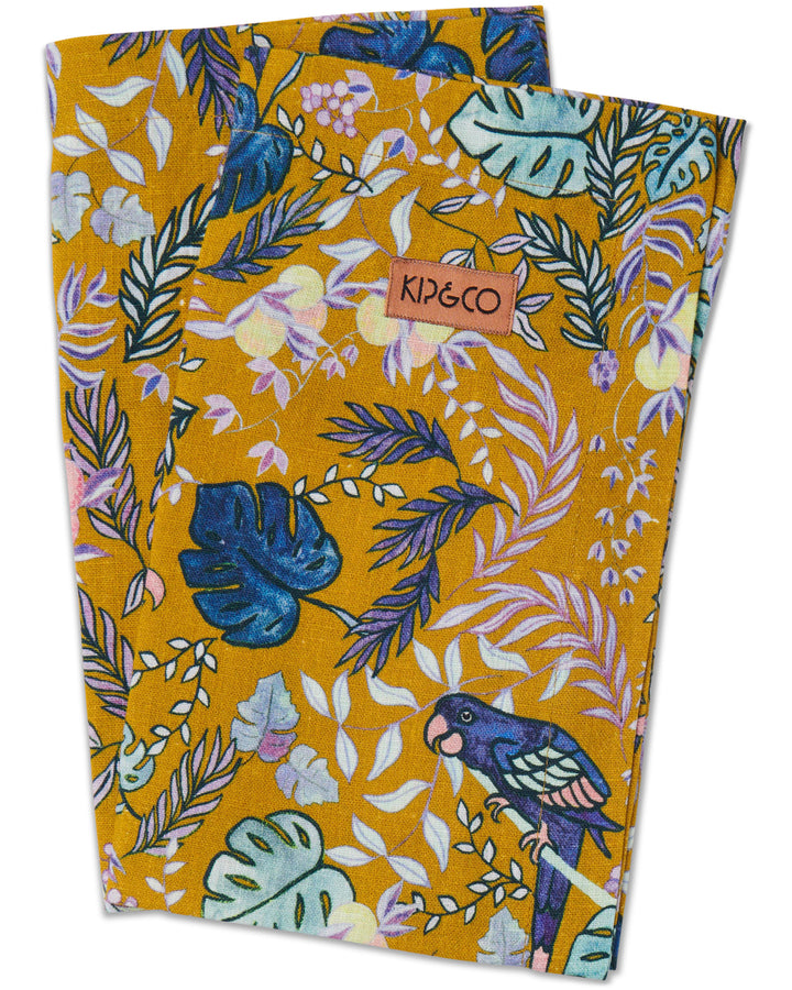 Kip & Co | Birds of Paradise Linen 4P Napkin Set One Size