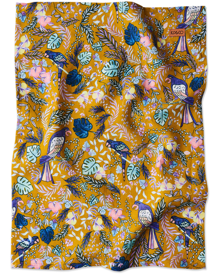 Kip & Co | Birds of Paradise Linen Tea Towel One Size