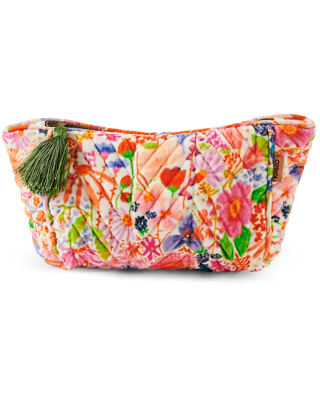 Kip & Co | Meandering Meadow Velvet Toiletry Bag | One Size