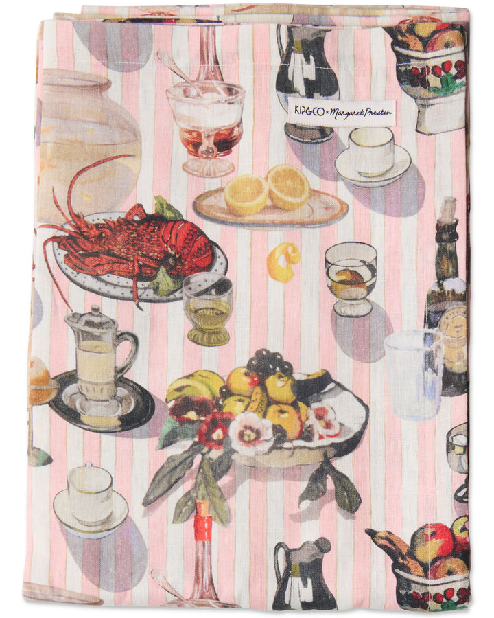 Kip & Co | Kip&Co X Margaret Preston Still Life Tablecloth | Round