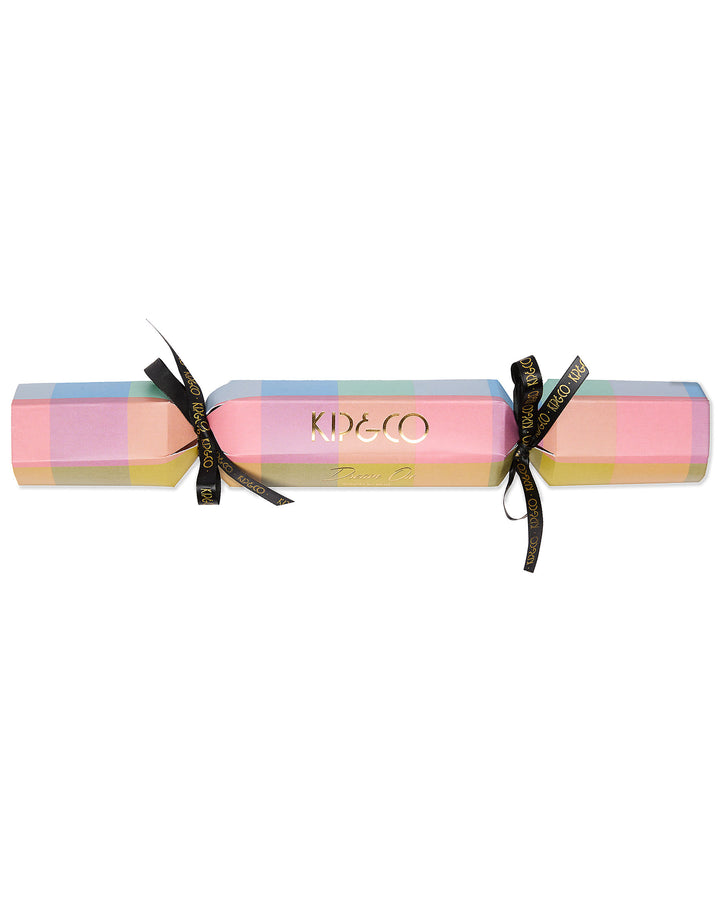 Kip & Co | Florida Tartan Velvet Eye Mask | One Size