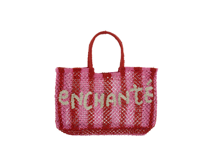 The Jacksons | Lavinia Jute Bag Enchante | Scarlett/Rose/Natural