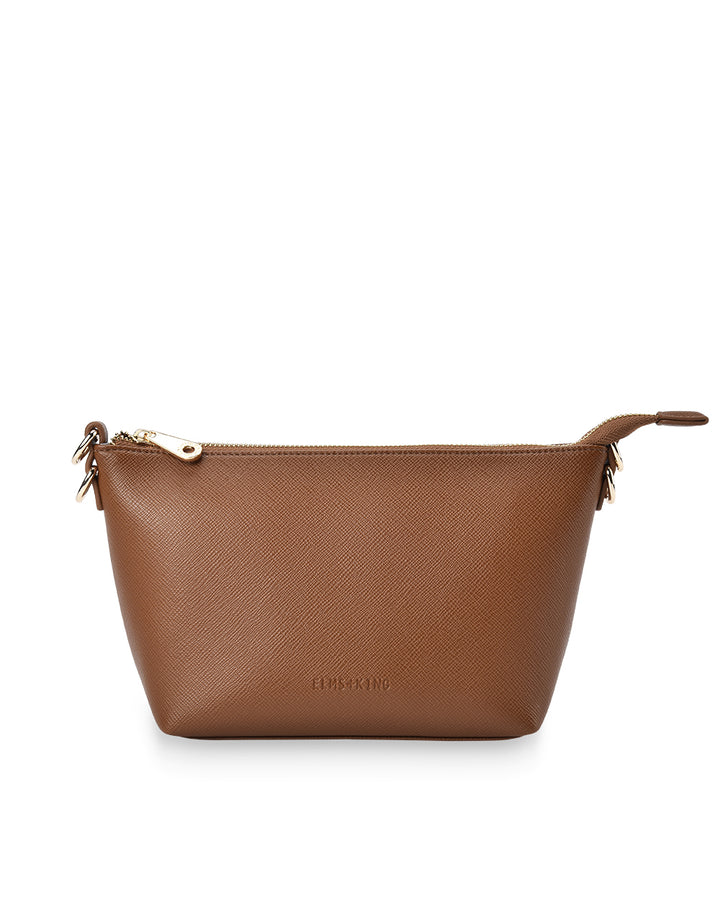 Elms + King | Leyton CrossBody | Tan Saffiano - Dutch Hideout