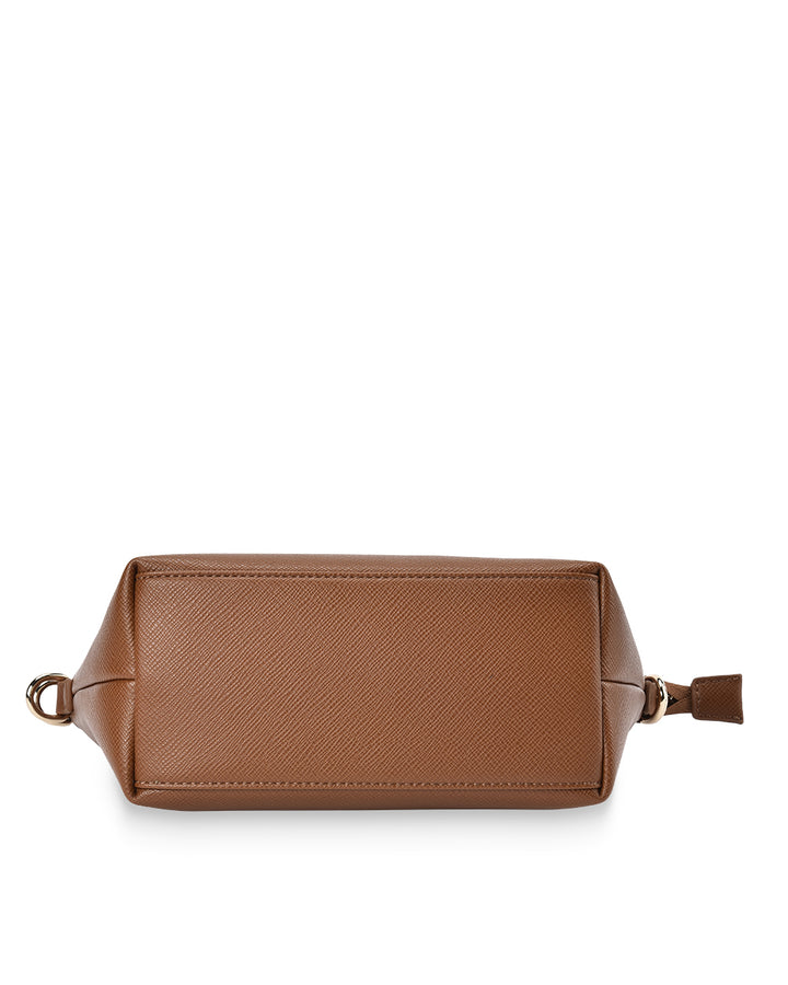 Elms + King | Leyton CrossBody | Tan Saffiano - Dutch Hideout