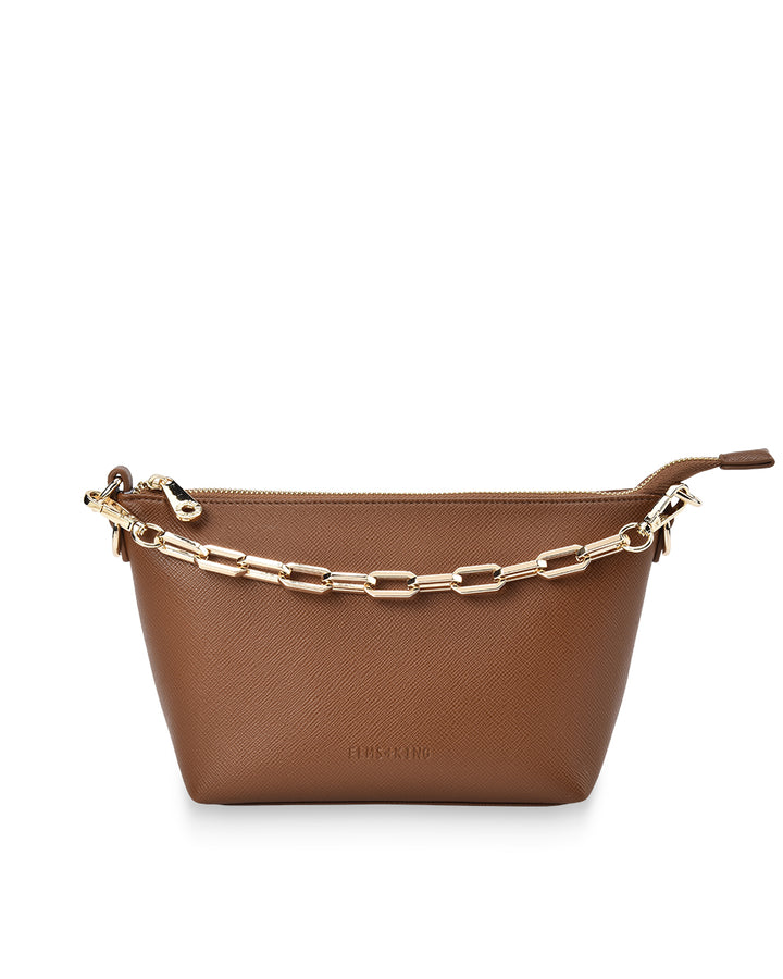 Elms + King | Leyton CrossBody | Tan Saffiano - Dutch Hideout