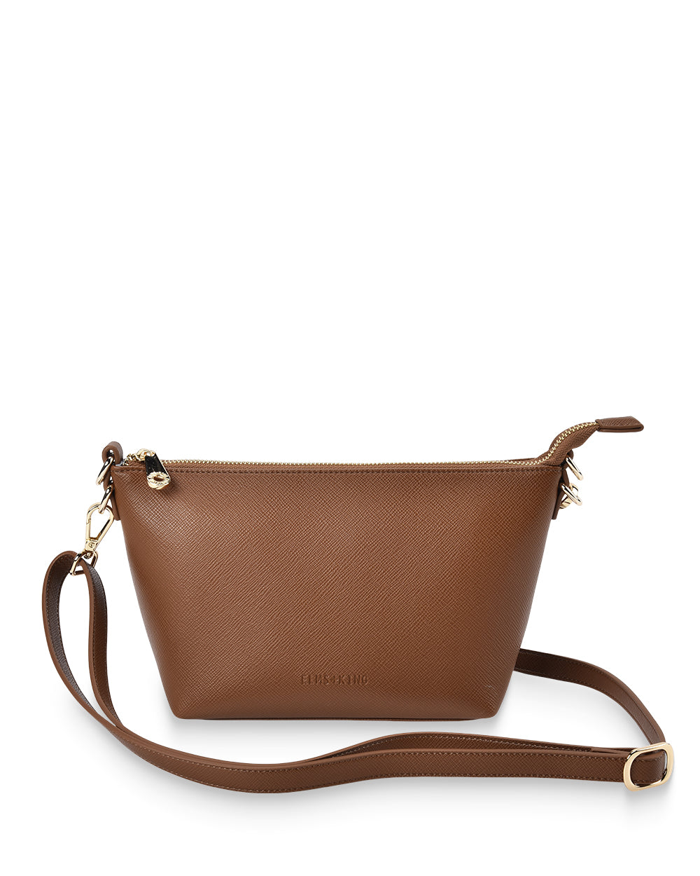 Elms + King | Leyton CrossBody | Tan Saffiano - Dutch Hideout