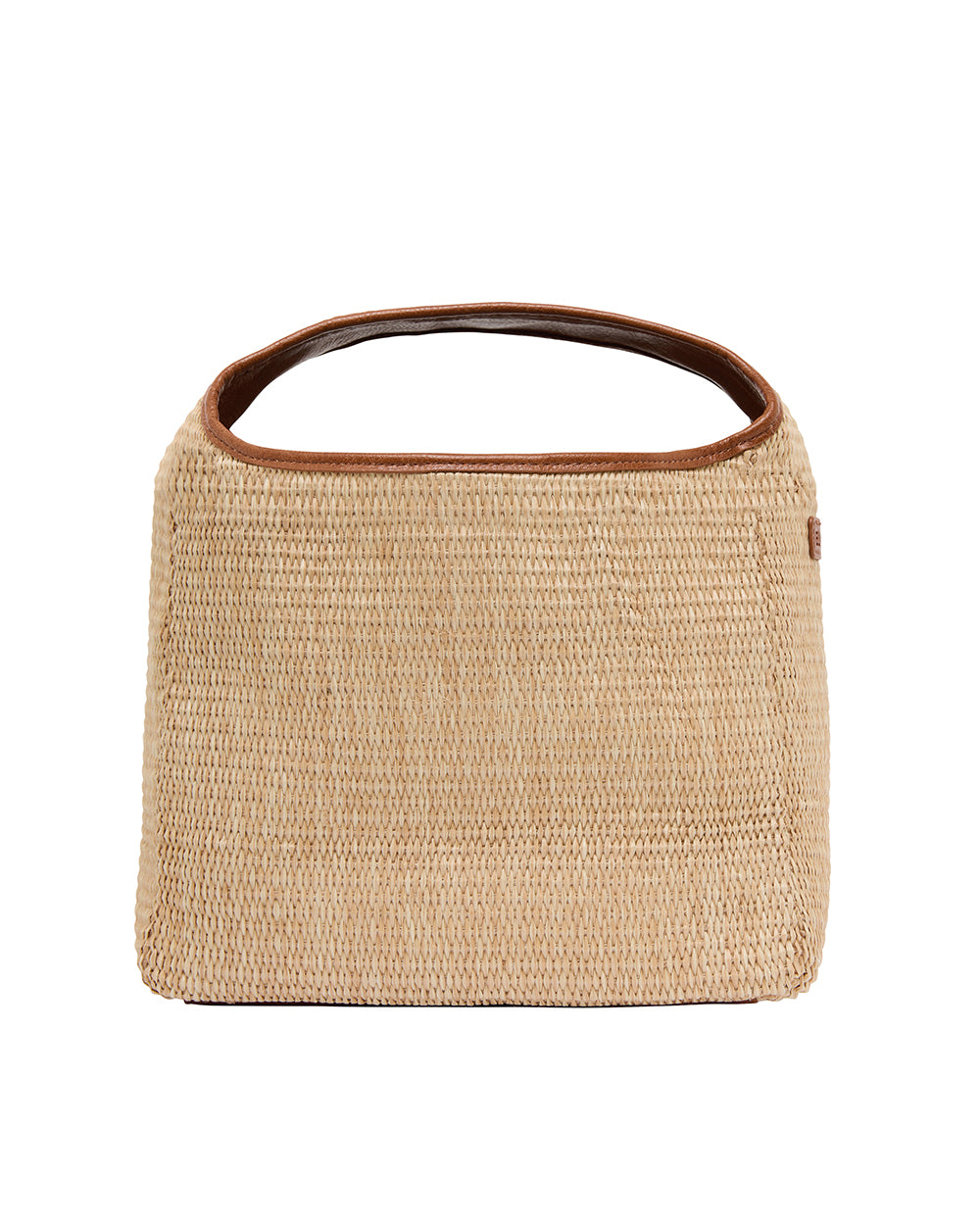 Elms + King | Linton Crossbody Large | Tan / Natural Weave
