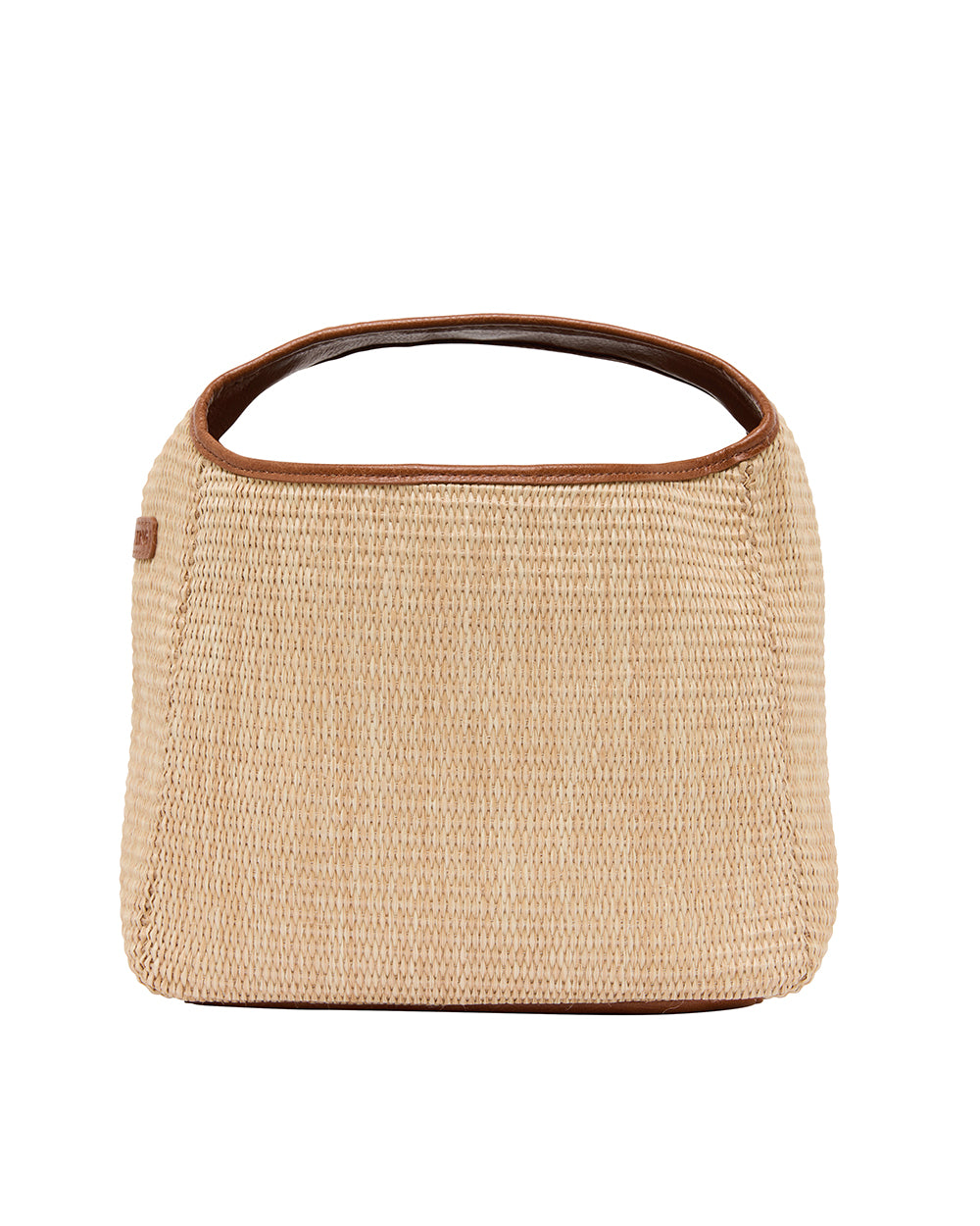 Elms + King | Linton Crossbody Large | Tan / Natural Weave
