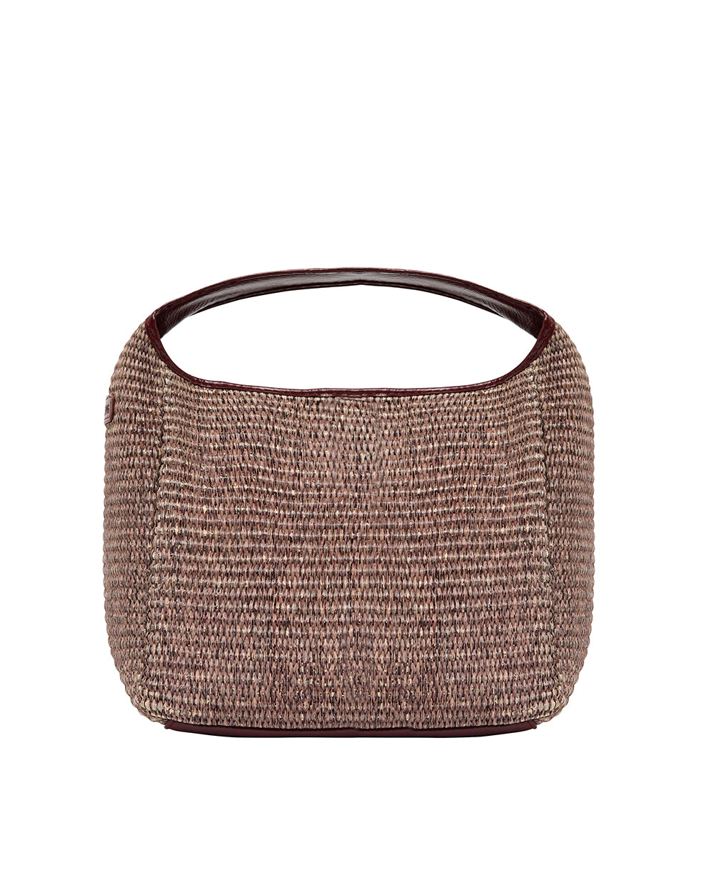 Elms + King | Linton Crossbody | Burgundy / Coco Weave