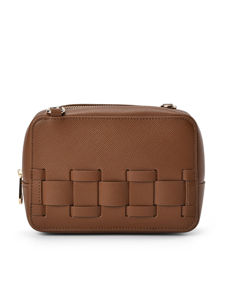 Elms + King | London Crossbody | Tan Saffiano - Dutch Hideout
