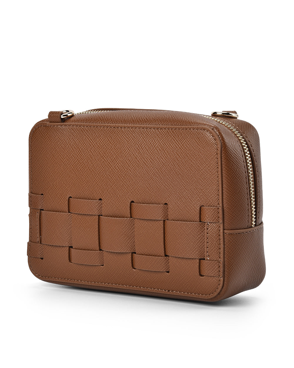Elms + King | London Crossbody | Tan Saffiano - Dutch Hideout