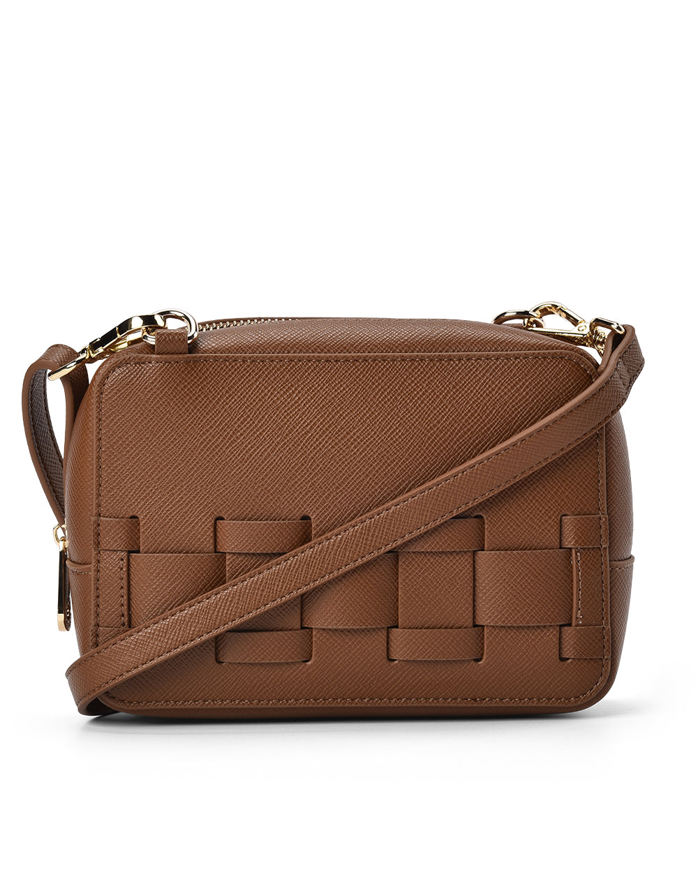 Elms + King | London Crossbody | Tan Saffiano - Dutch Hideout