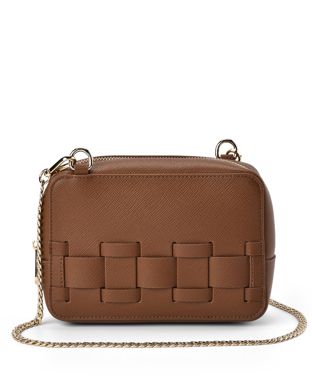 Elms + King | London Crossbody | Tan Saffiano - Dutch Hideout