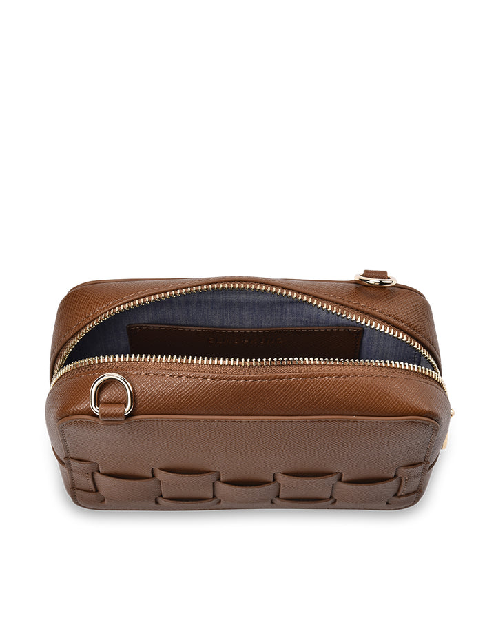 Elms + King | London Crossbody | Tan Saffiano - Dutch Hideout