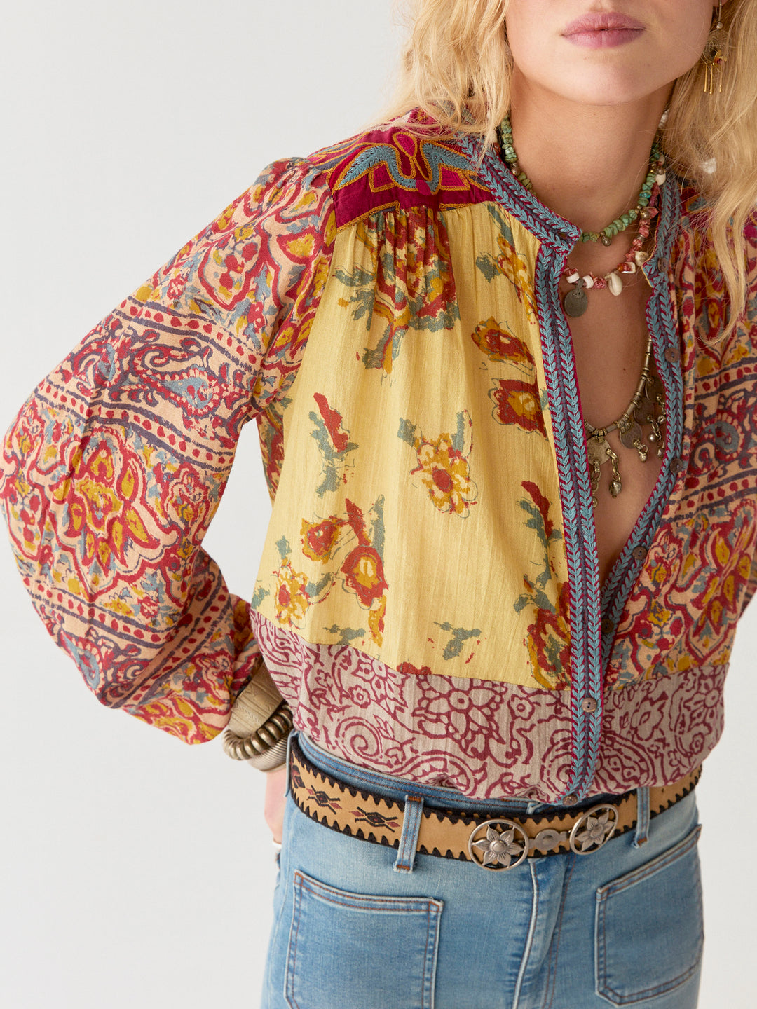 Maison Hotel | Leandra Blouse Mullumbimby Patch | Leandra-Pawo