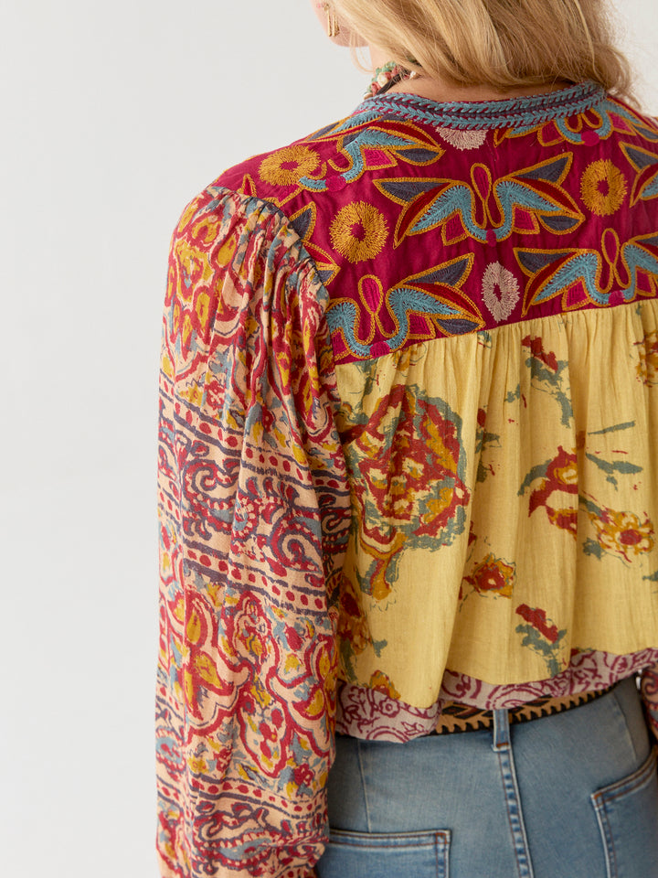 Maison Hotel | Leandra Blouse Mullumbimby Patch | Leandra-Pawo