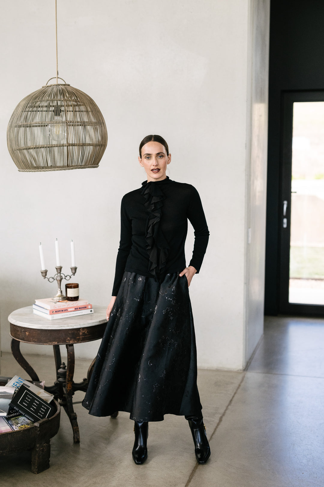 M.A Dainty | Gwenda Top | Black - Dutch Hideout