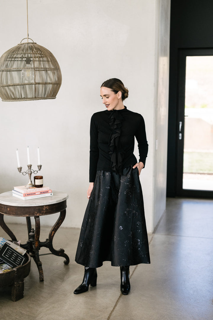 M.A Dainty | Gwenda Top | Black - Dutch Hideout