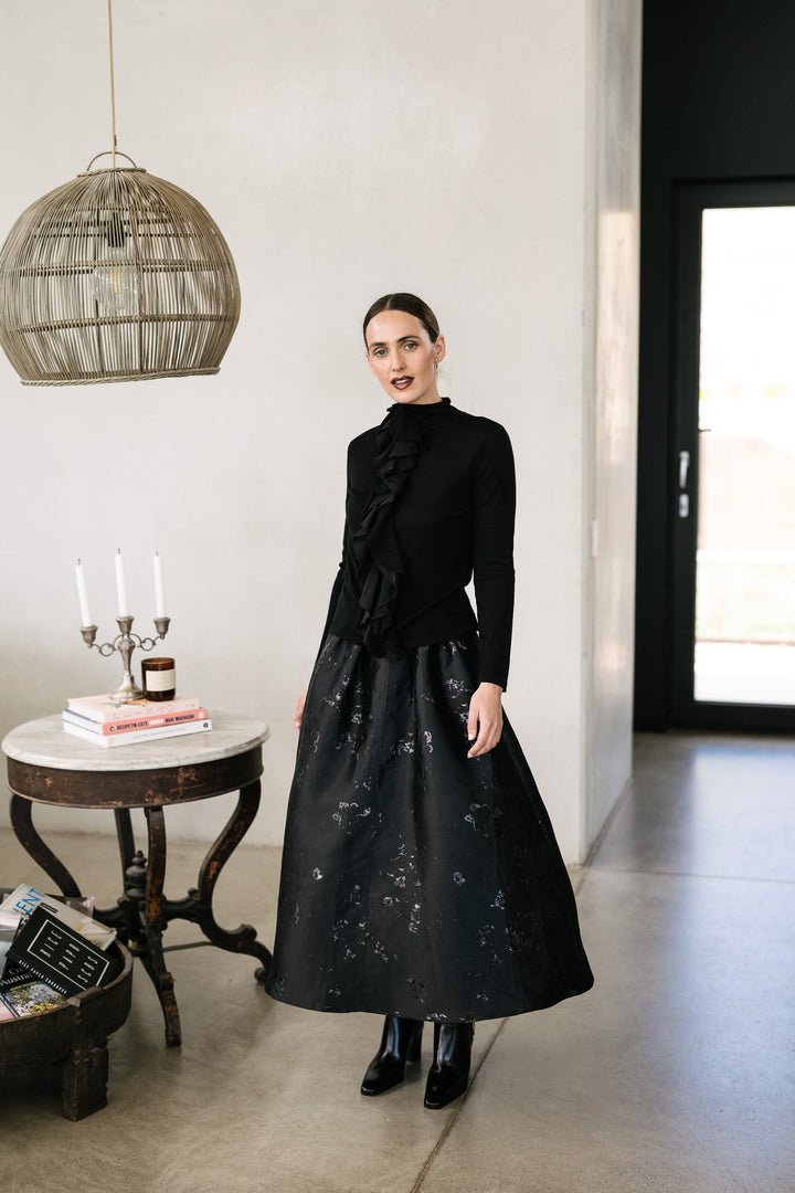 M.A Dainty | Gwenda Top | Black - Dutch Hideout