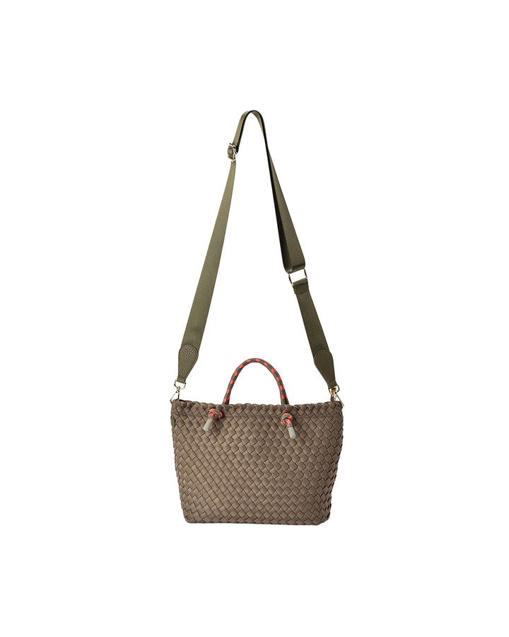 Elms + King | Michigan Tote | Khaki Neo Plait