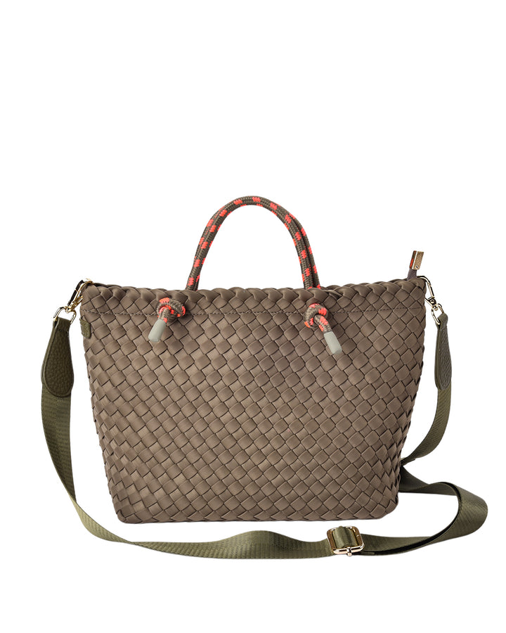 Elms + King | Michigan Tote | Khaki Neo Plait