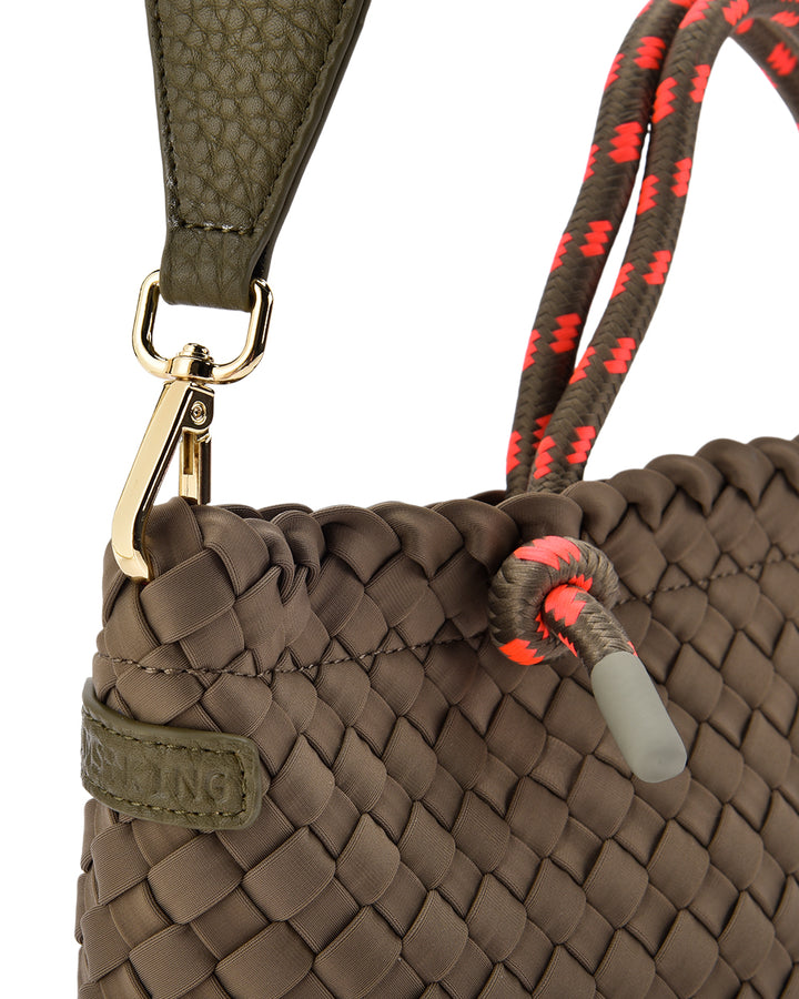 Elms + King | Michigan Tote | Khaki Neo Plait