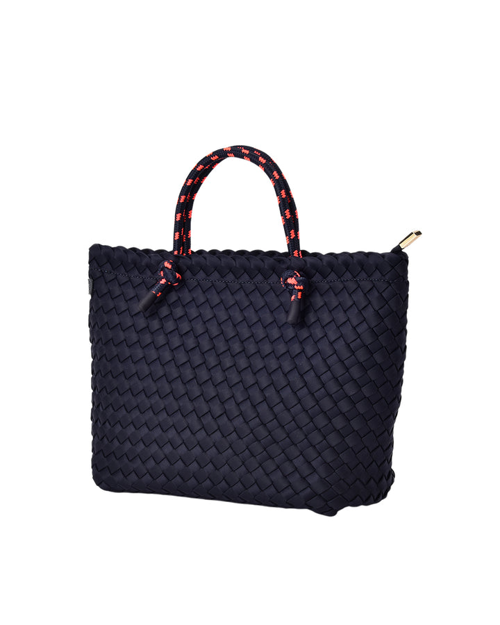Elms + King | Michigan Tote | Navy Neo Plait