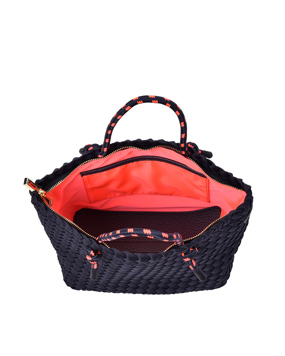 Elms + King | Michigan Tote | Navy Neo Plait