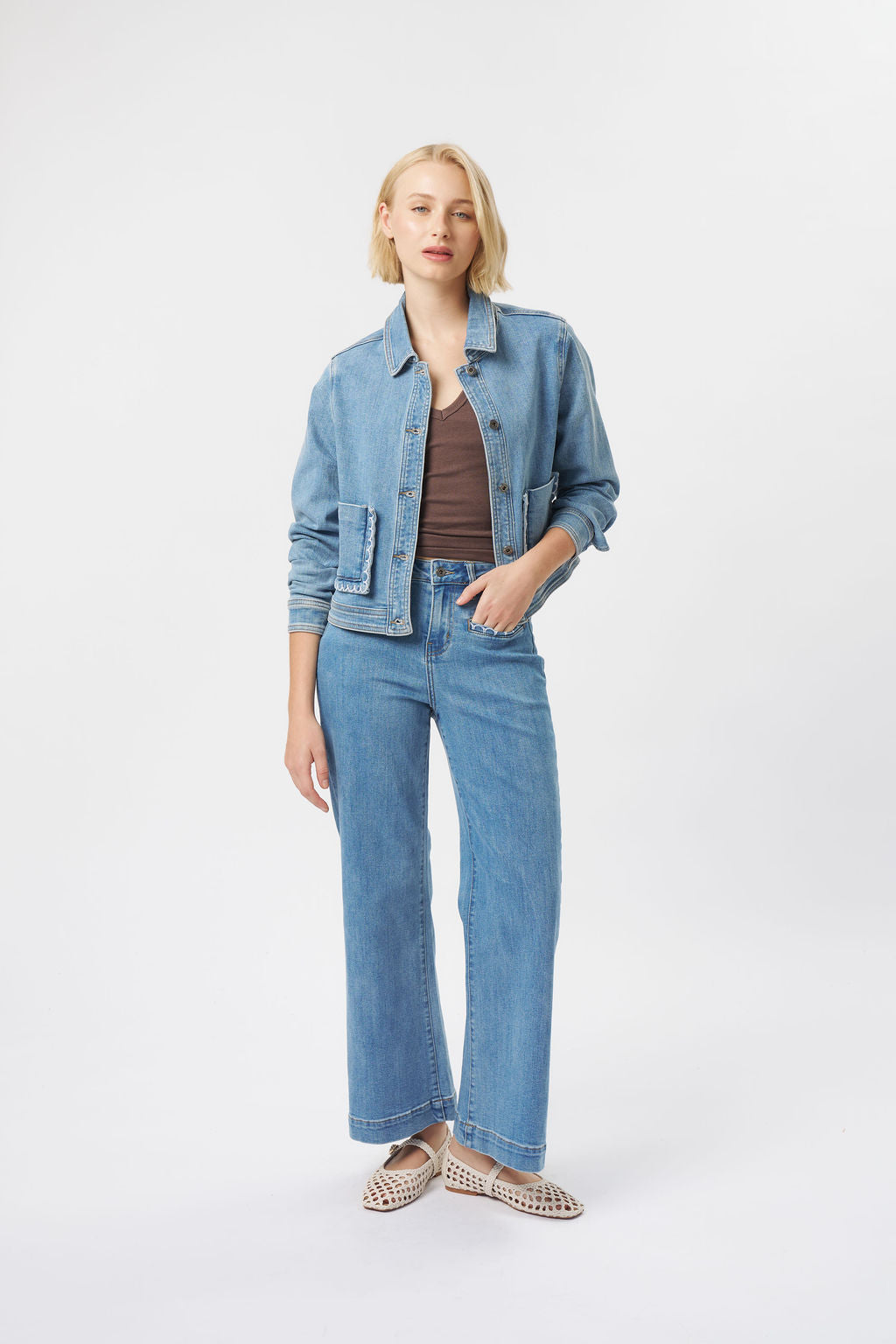 KIREINA | Mila Jacket - 70s Blue