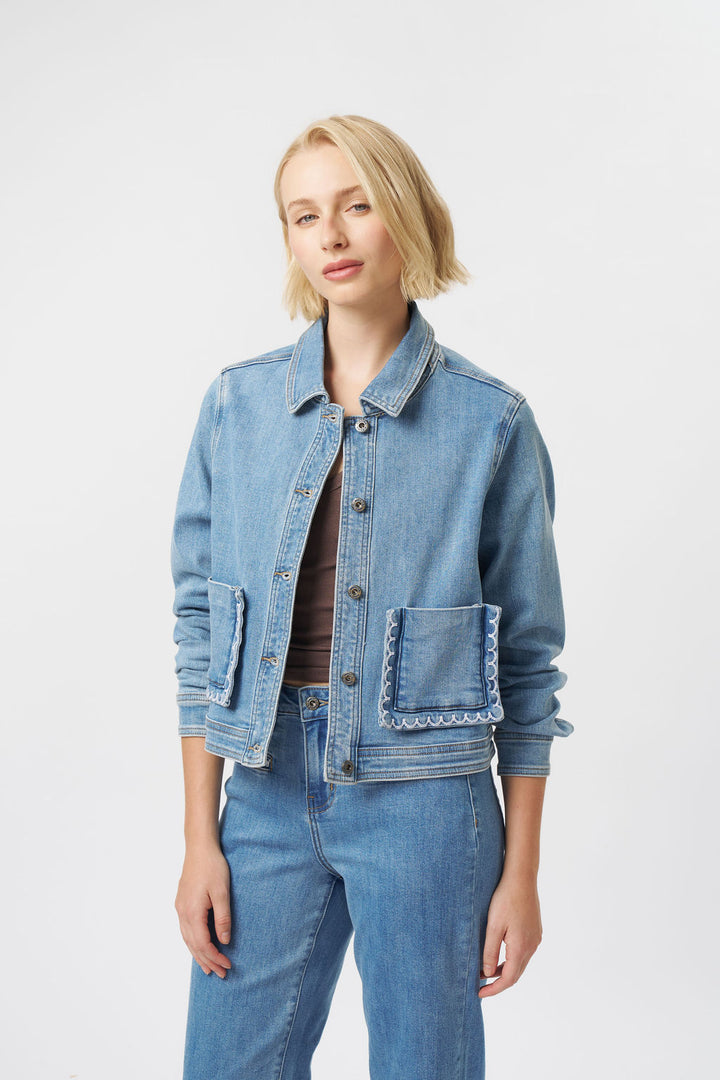 KIREINA | Mila Jacket - 70s Blue