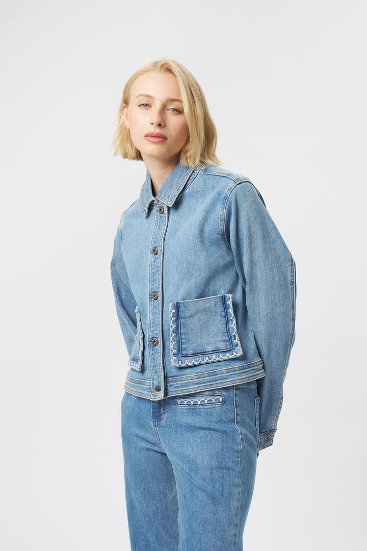 KIREINA | Mila Jacket - 70s Blue