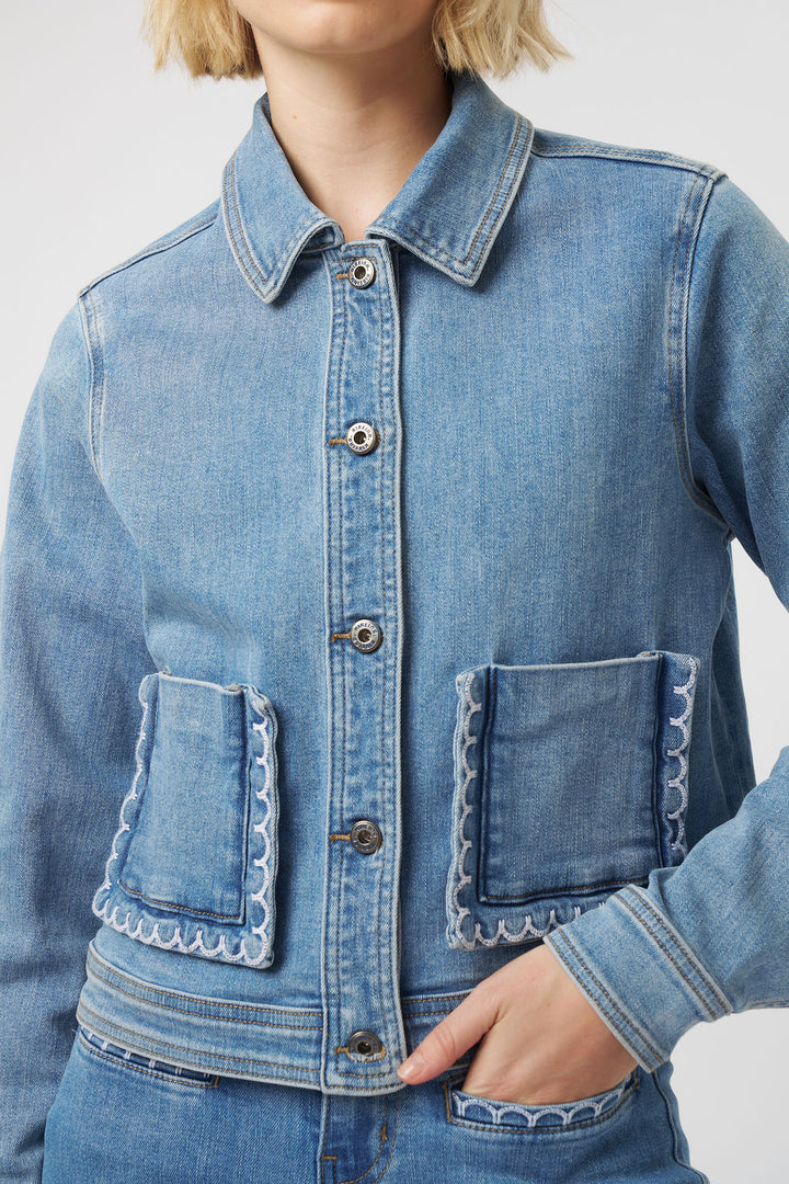 KIREINA | Mila Jacket - 70s Blue