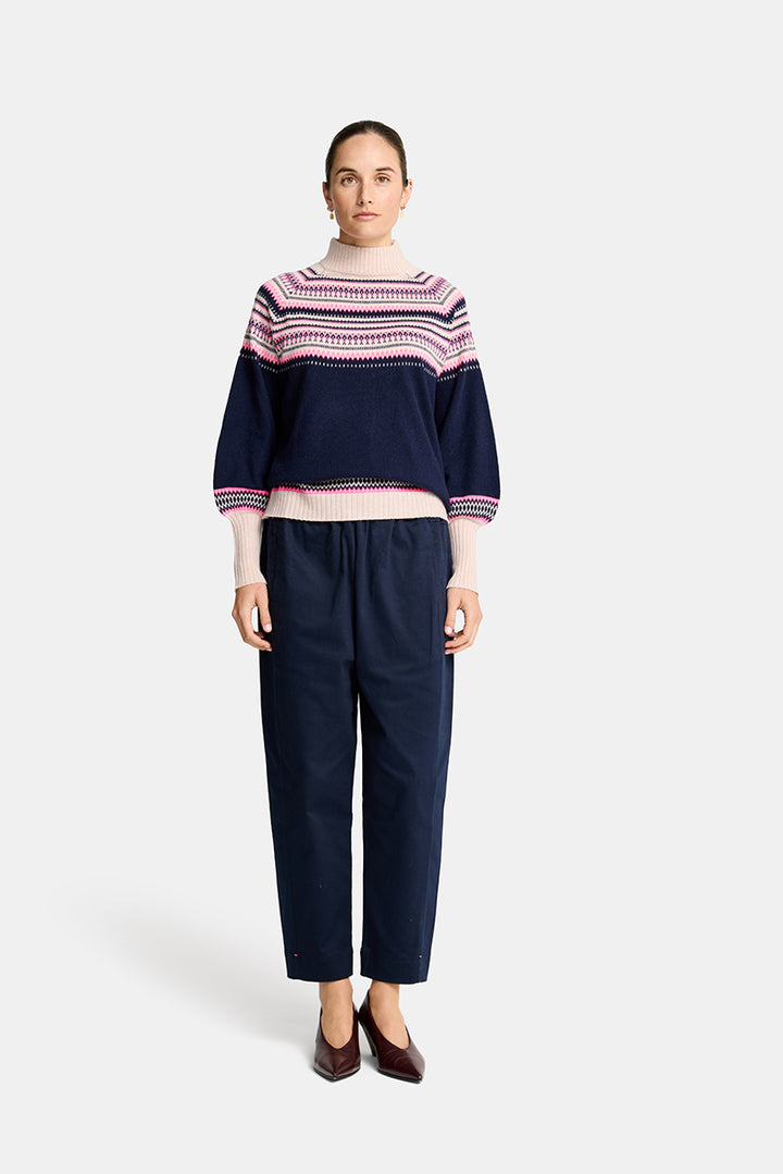 Arlington Milne | MiriKnit | Navy Snowflake - Dutch Hideout