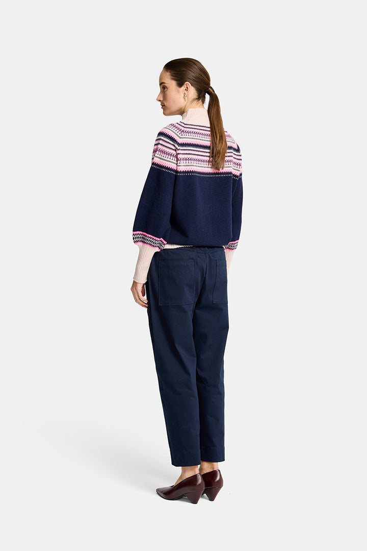 Arlington Milne | MiriKnit | Navy Snowflake - Dutch Hideout