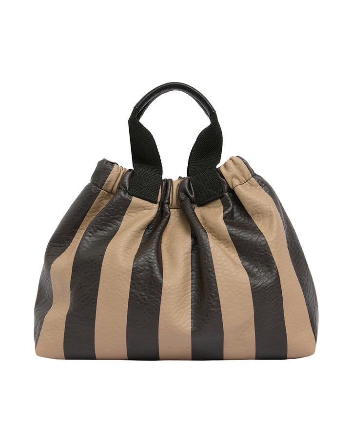 Elms + King | Montague Tote | Latte Stripe