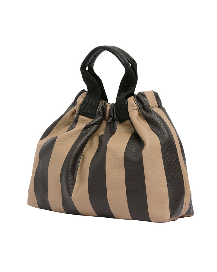 Elms + King | Montague Tote | Latte Stripe